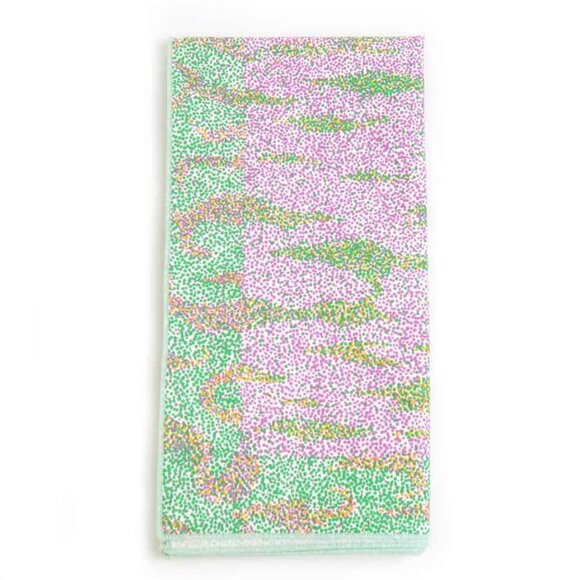 Auth HERMES Table Napkins Green/Pink Cotton - e59702a - Picture 4 of 8